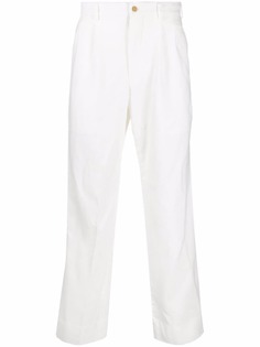 Comme Des Garçons Homme Plus прямые брюки со складками