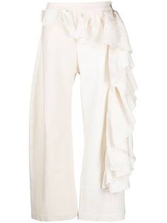 MarquesAlmeida широкие брюки с оборками