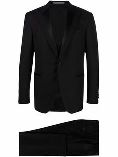 Corneliani костюм-тройка с однобортным пиджаком