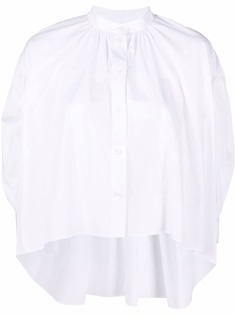 Alexander McQueen блузка с приспущенным подолом