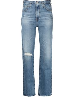 AG Jeans прямые джинсы Alexis с завышенной талией