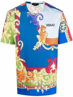 Versace футболка с принтом Medusa Renaissance