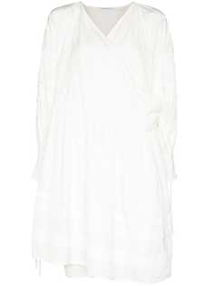 Cecilie Bahnsen платье оверсайз Amalie с запахом