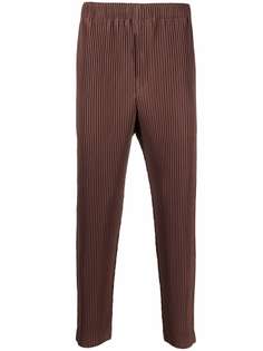 Homme Plissé Issey Miyake плиссированные брюки прямого кроя