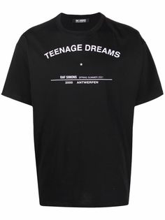 Raf Simons футболка с принтом Teenage Dreams