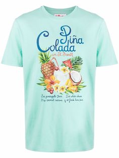 Mc2 Saint Barth футболка с принтом Piña Colada