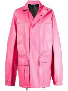 Balenciaga пальто оверсайз с логотипом