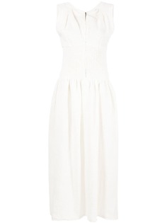 Jil Sander платье миди с перфорацией