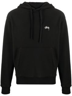 Stussy худи с вышитым логотипом