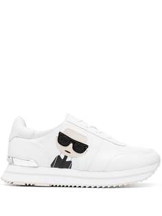 Karl Lagerfeld кроссовки Velocita Ikonik с логотипом