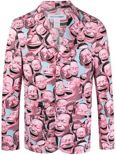 Comme Des Garçons Shirt пиджак из коллаборации с Yue Minjun