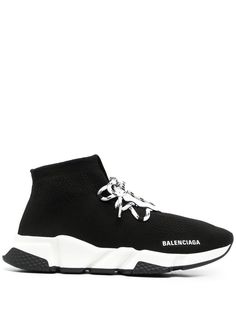 Balenciaga кроссовки-носки Speed со шнуровкой