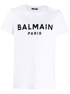 Balmain футболка с короткими рукавами и логотипом