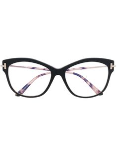 TOM FORD Eyewear очки FT5705-B в оправе кошачий глаз