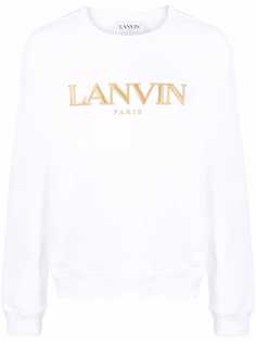 LANVIN толстовка с вышитым логотипом