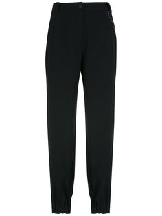 Armani Exchange укороченные брюки с цепочками