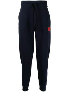 HUGO спортивные брюки с нашивкой-логотипом