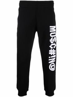 Moschino спортивные брюки с вышитым логотипом Symbols