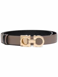 Salvatore Ferragamo двусторонний ремень Gancini