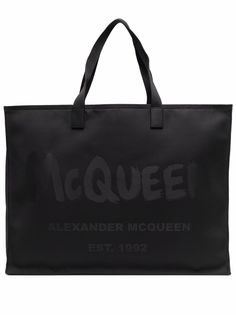 Alexander McQueen сумка-тоут с логотипом