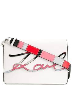 Karl Lagerfeld сумка через плечо K/Signature Special Enamel