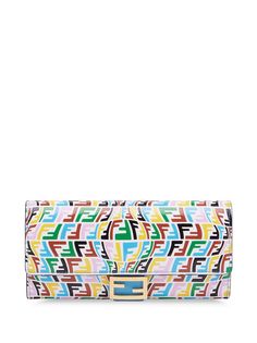 Fendi кошелек с принтом FF