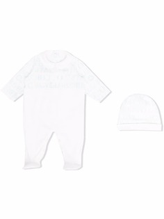 Roberto Cavalli Junior комбинезон для новорожденного с логотипом