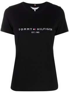 Tommy Hilfiger футболка с вышитым логотипом