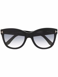 TOM FORD Eyewear солнцезащитные очки Wallace в оправе кошачий глаз