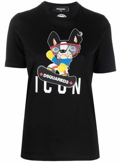 Dsquared2 футболка с принтом Pug