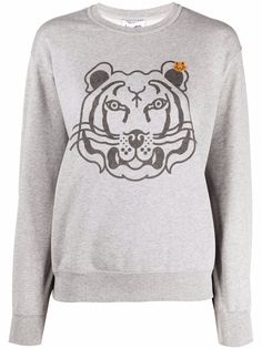 Kenzo футболка с принтом Tiger