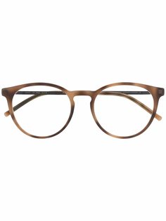 Mykita очки в круглой оправе черепаховой расцветки