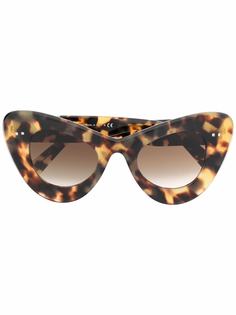 Valentino Eyewear солнцезащитные очки с логотипом VLogo Signature
