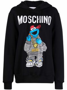 Moschino худи Sesame Street© с логотипом