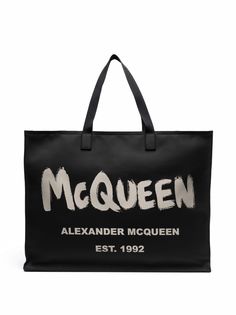 Alexander McQueen сумка-тоут с логотипом