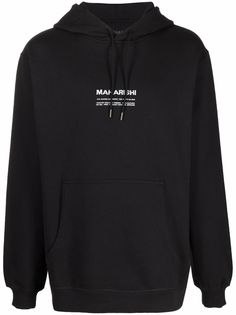 Maharishi худи из органического хлопка с логотипом