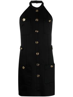 Balmain платье с декоративными пуговицами