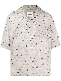 Nanushka рубашка Bolen с принтом Fools Paradise
