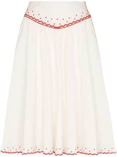 Batsheva юбка с вышивкой
