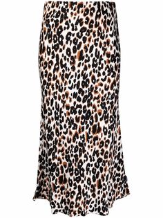 Calvin Klein юбка миди с леопардовым принтом