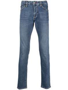 Philipp Plein узкие джинсы Institutional с заниженной талией