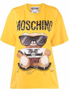 Moschino футболка с принтом Teddy Bear