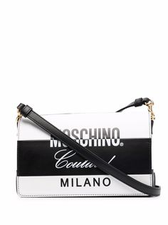 Moschino сумка через плечо с логотипом