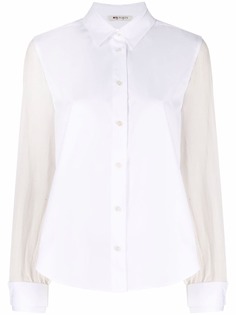 Ports 1961 longsleeved jersey-panelled shirt