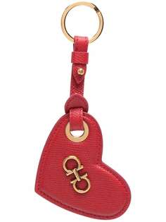 Salvatore Ferragamo logo-plaque heart keyholder