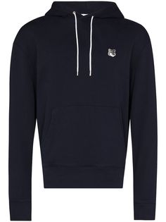 Maison Kitsuné logo-appliqué hoodie