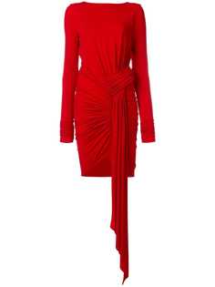 Alexandre Vauthier трикотажное платье со сборкой