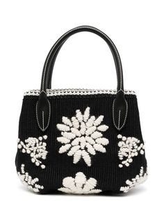 Ermanno Scervino сумка-тоут с цветочной вышивкой
