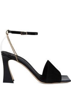 Giuseppe Zanotti босоножки на скульптурном каблуке