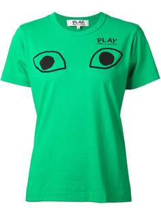 Comme Des Garçons Play футболка с принтом глаз